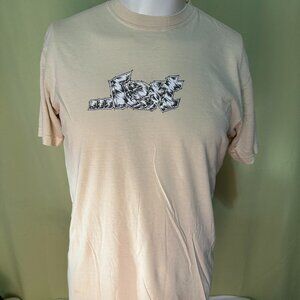 Lost Enterprises Men's Yellow T Shirt Size Medium